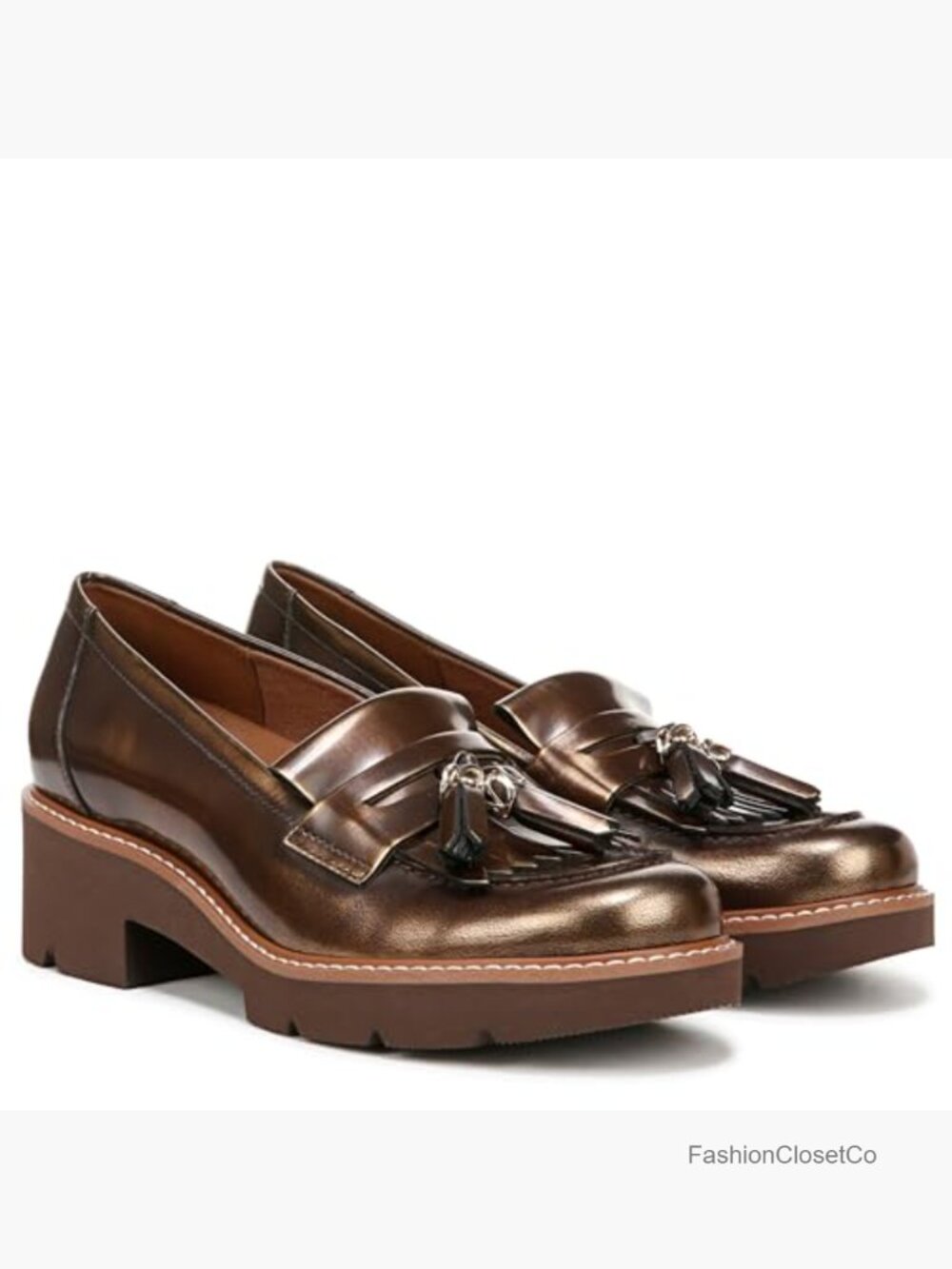 Tassel Loafer with Lug Sole - Naturalizer Platform Comfort - Picture 7 of 7